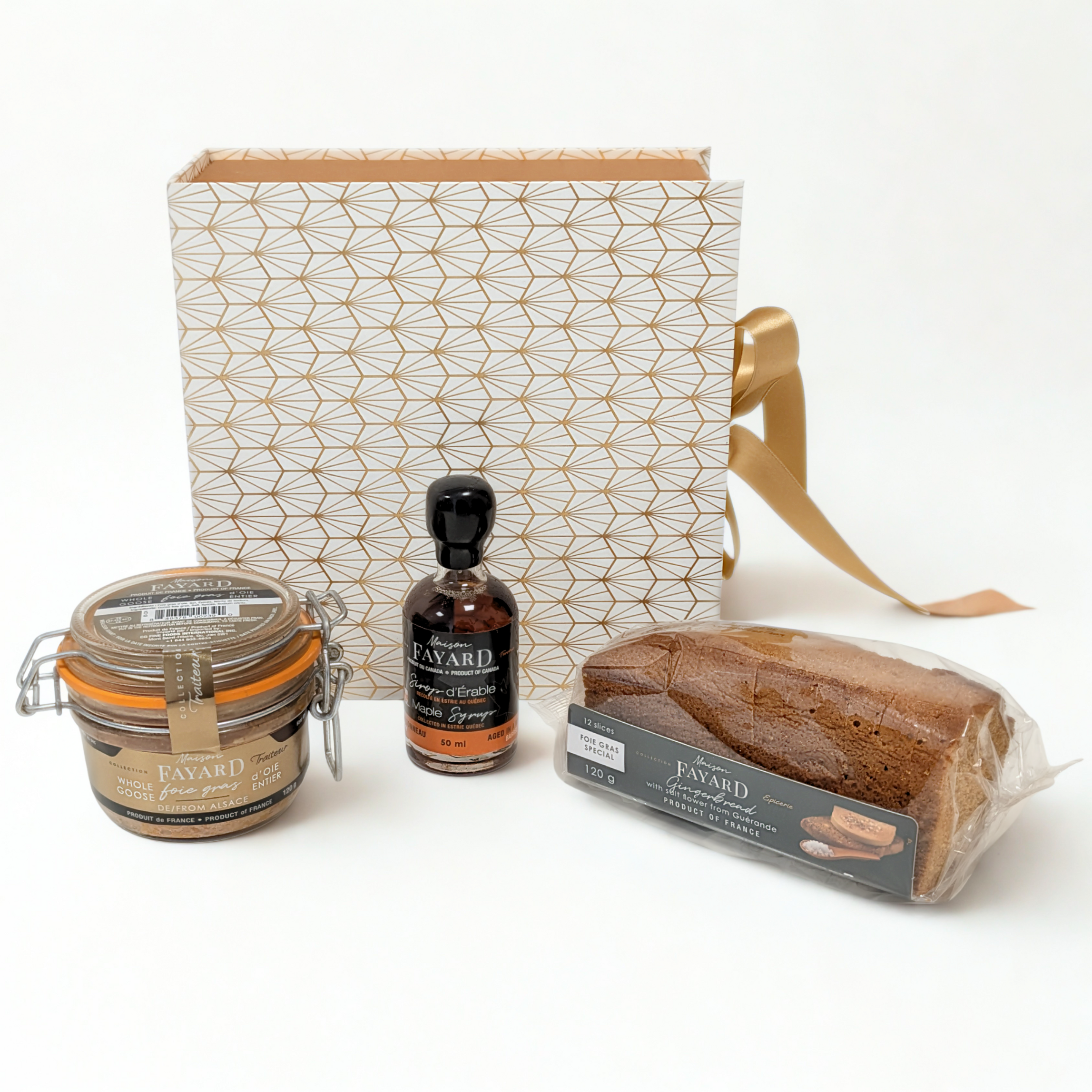 Large Gold Gift Box – Foie Gras & Gingerbread