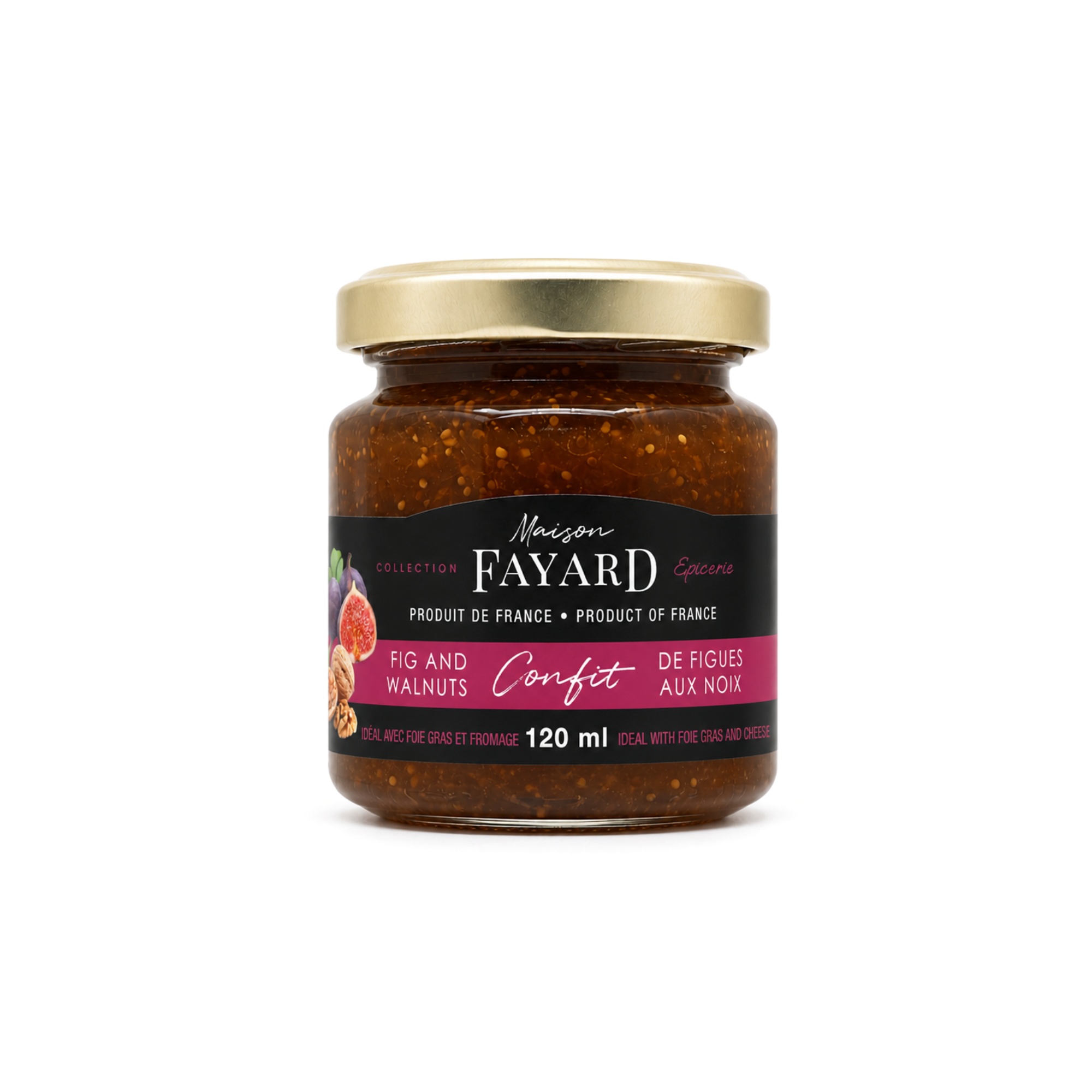 Confit figue et noix Maison Fayard