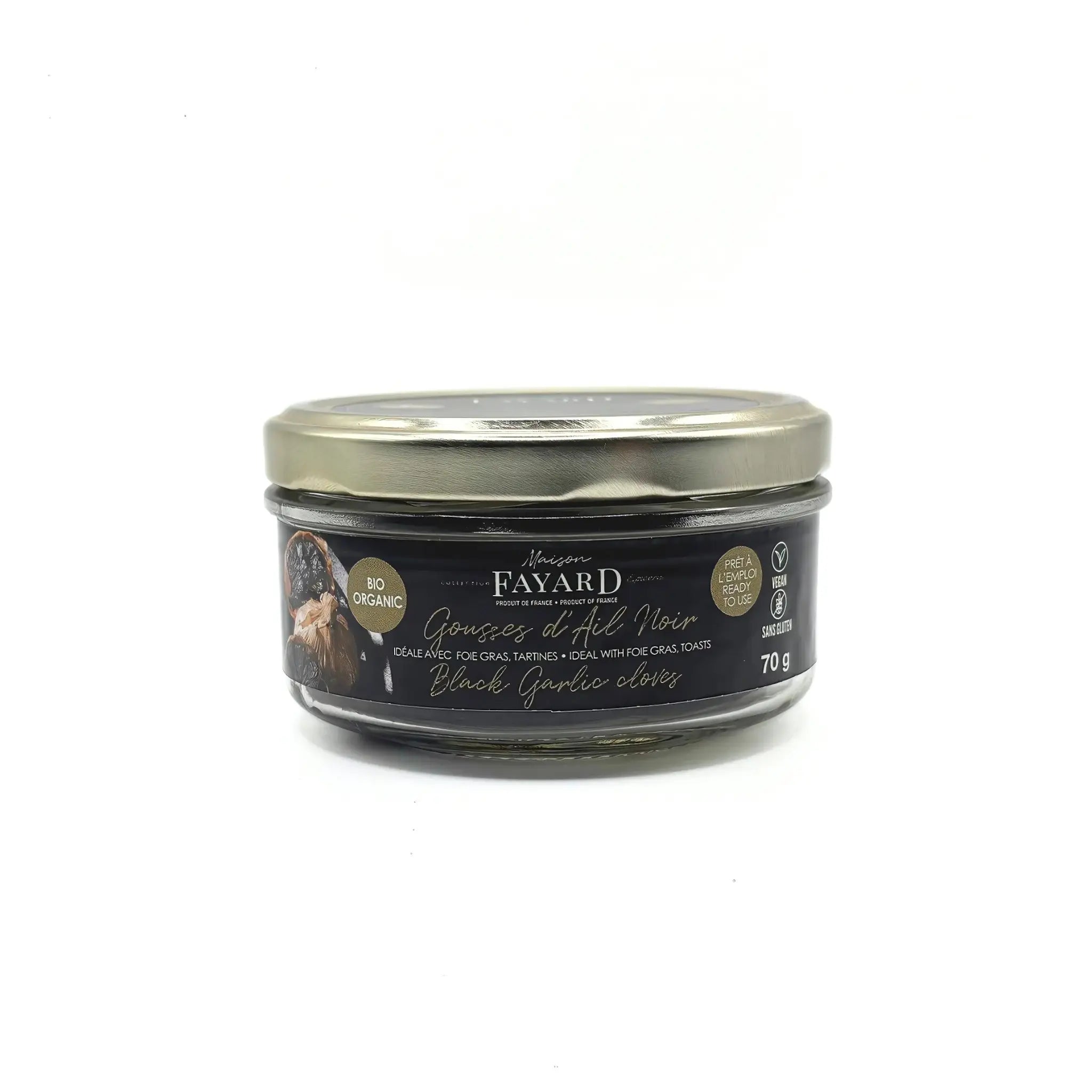 Gousses d'Ail Noir Bio Maison Fayard collection épicerie