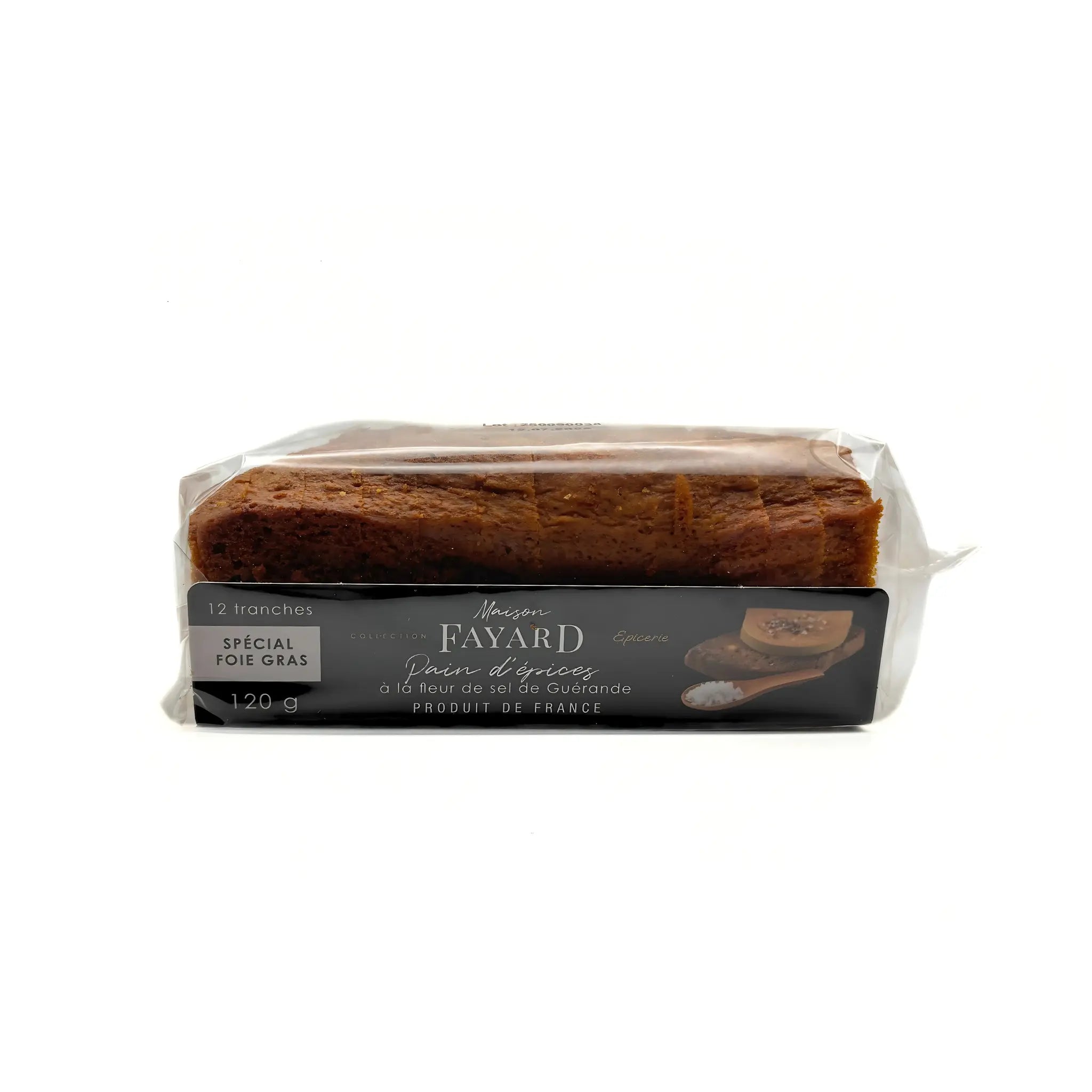 Pain d'Épices au Sel de Guérande Maison Fayard apéritif