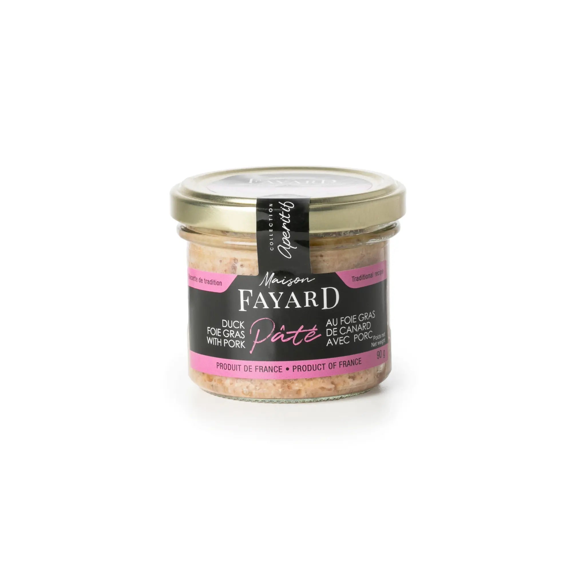 Pâté au Foie Gras de Canard avec Porc Maison Fayard apéritif