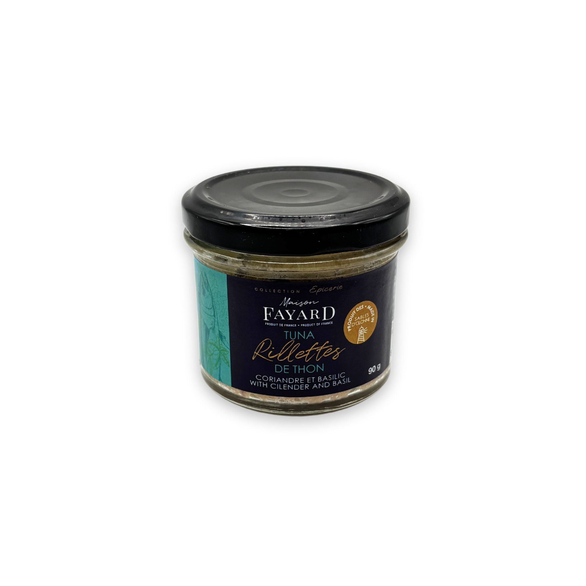 Rillettes de Thon Coriandre et Basilic Par Maison Fayard un produit de France