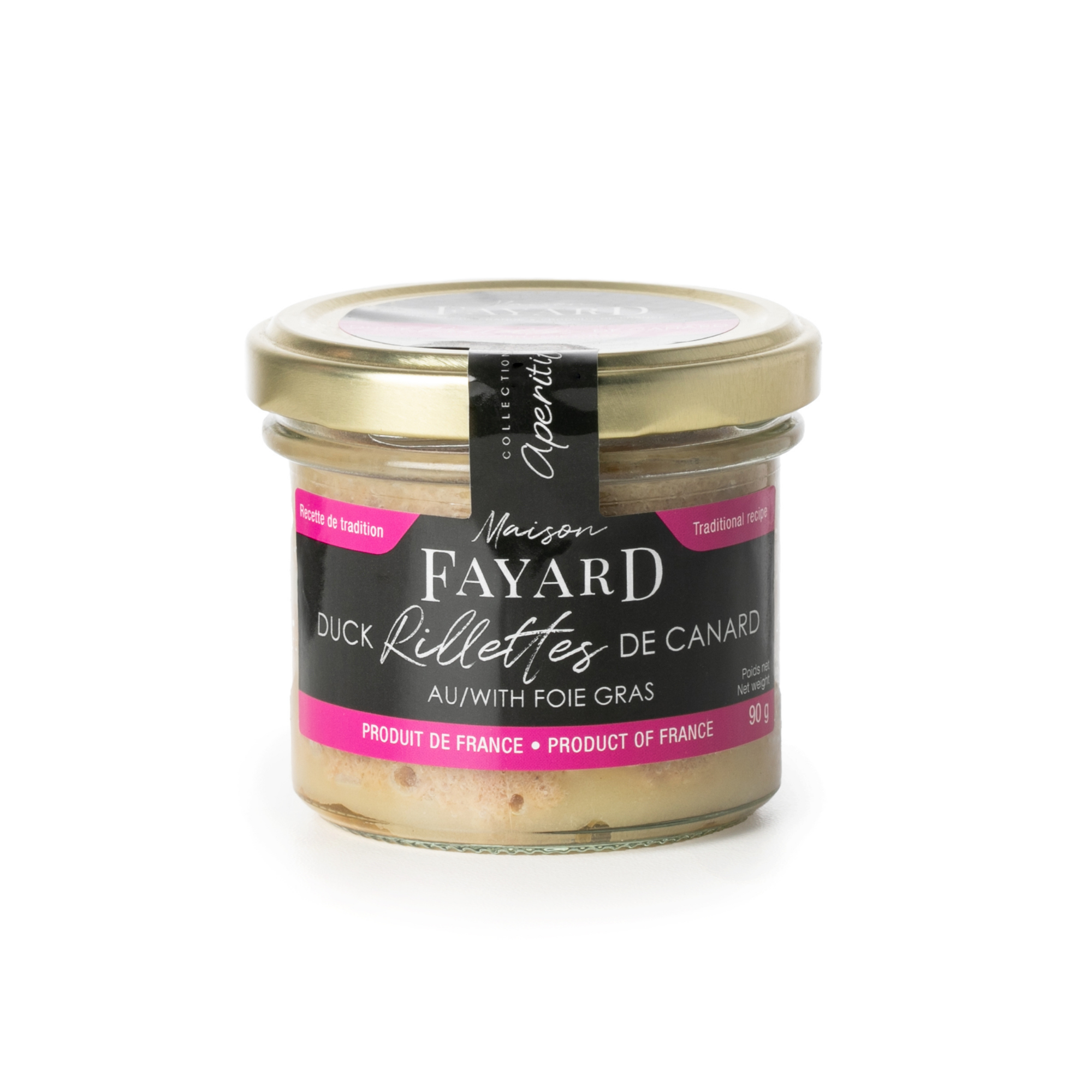 Rillettes de canard au Foie Gras Maison Fayard apéritif