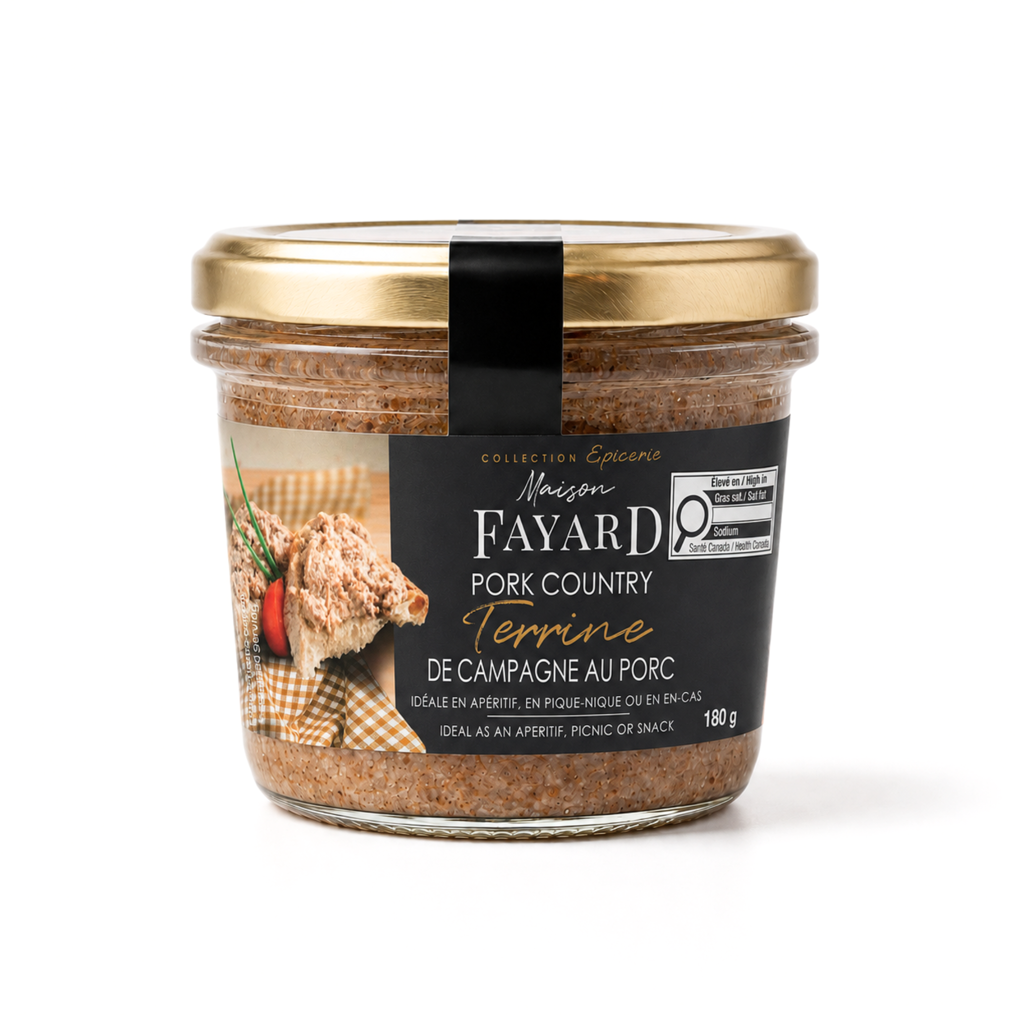 Terrine de Campagne au Porc Maison Fayard