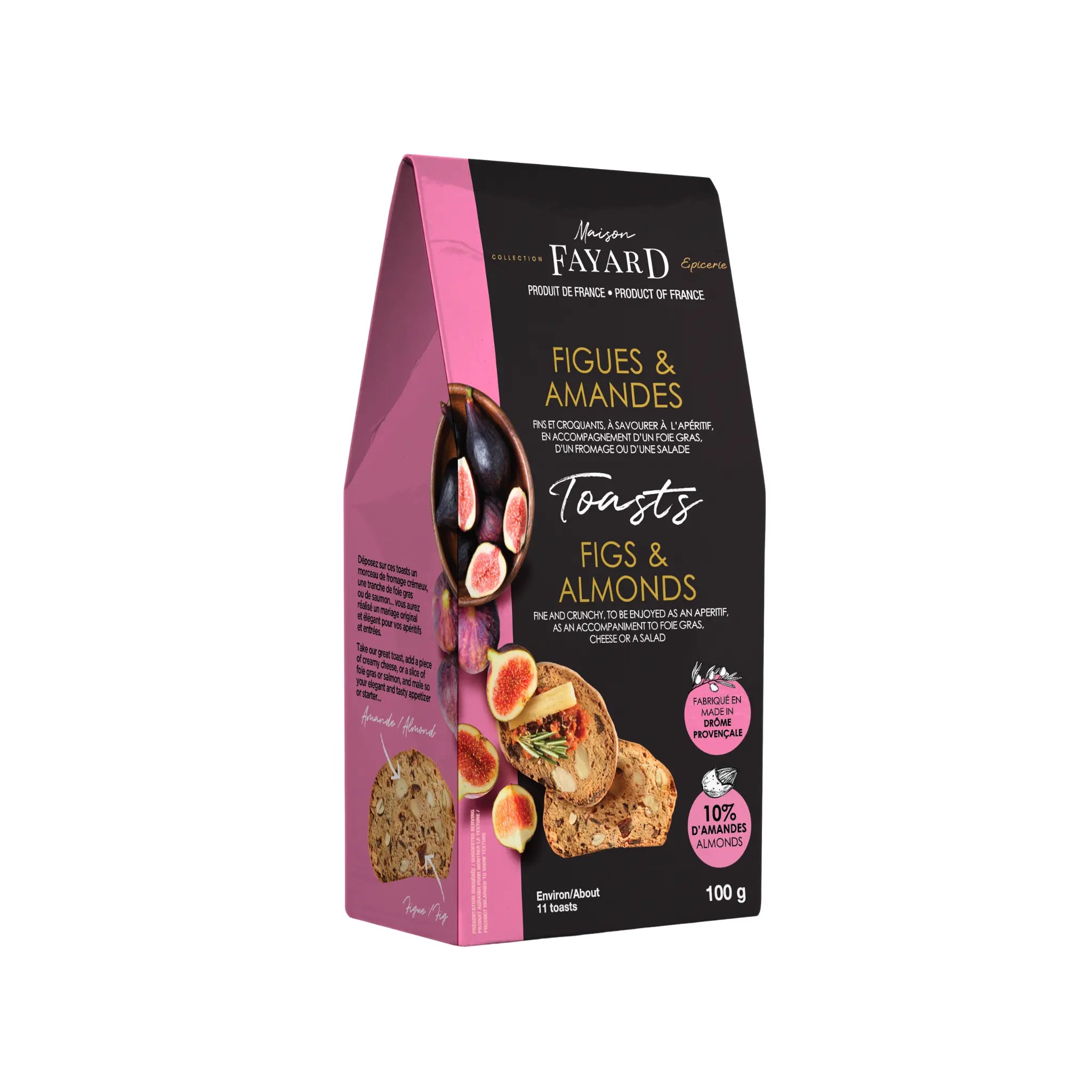 Toasts Figues & Amandes Maison Fayard