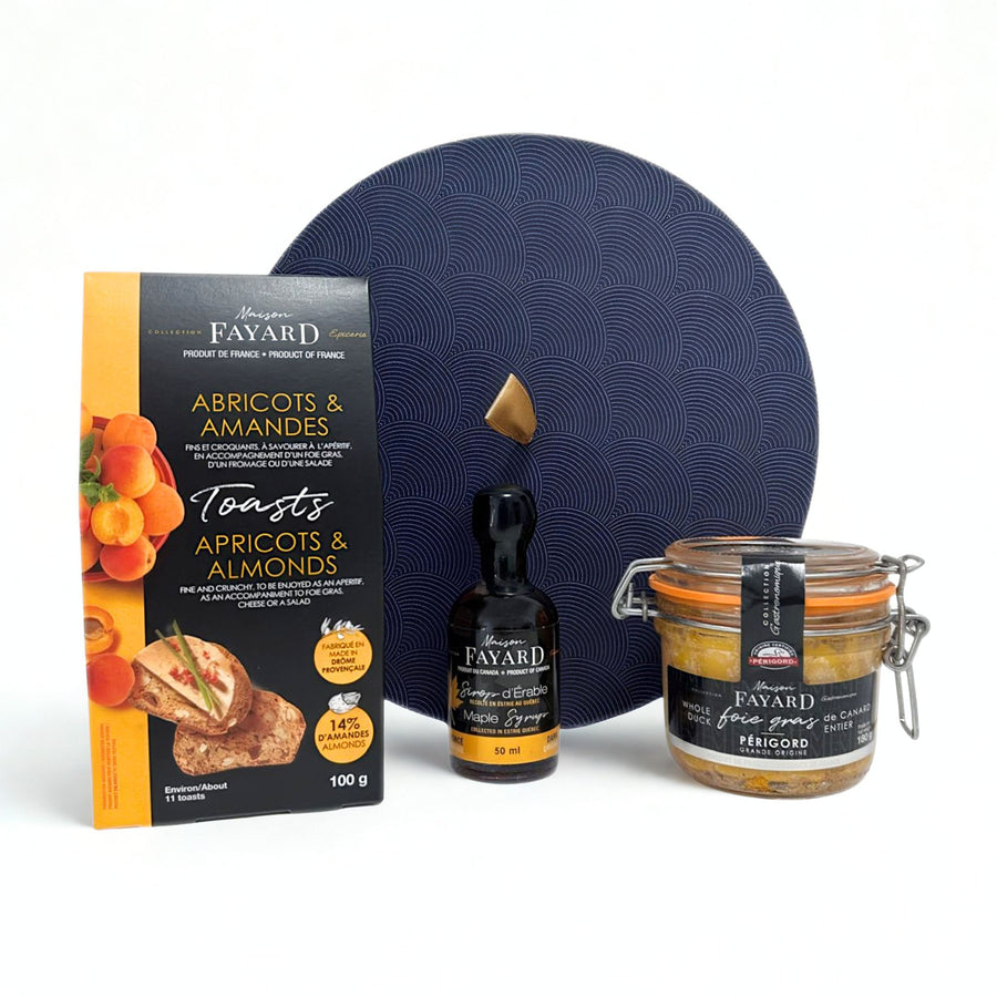 Coffret Bleu Marine – Foie Gras & Toast Abricot