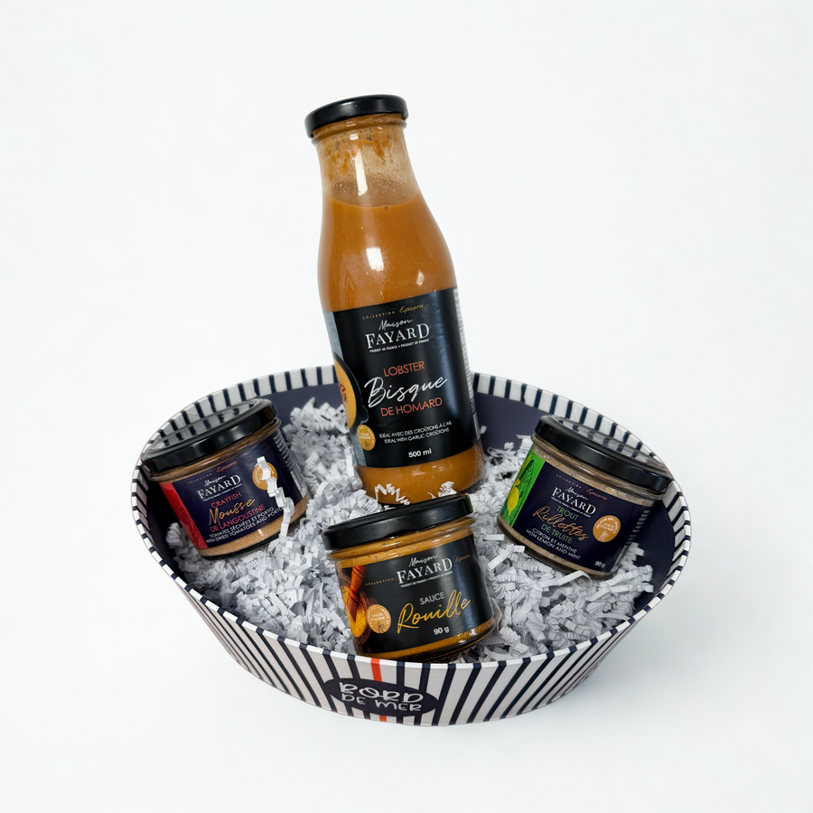 Coffret Bord de Mer – Bisque de Homard & Tartinables