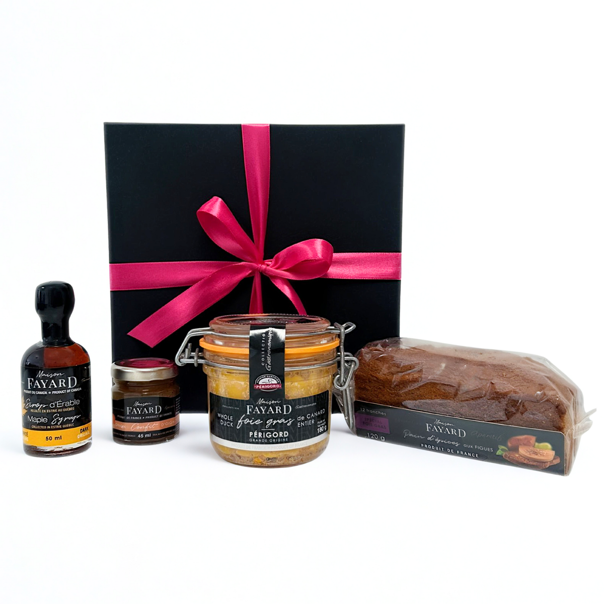 Coffret Noir S – Foie Gras Périgord & Confit d’Oignons