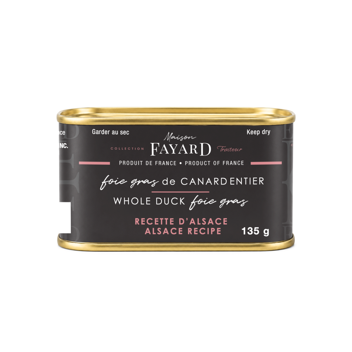 FOIE GRAS de Canard entier recette d'Alsace