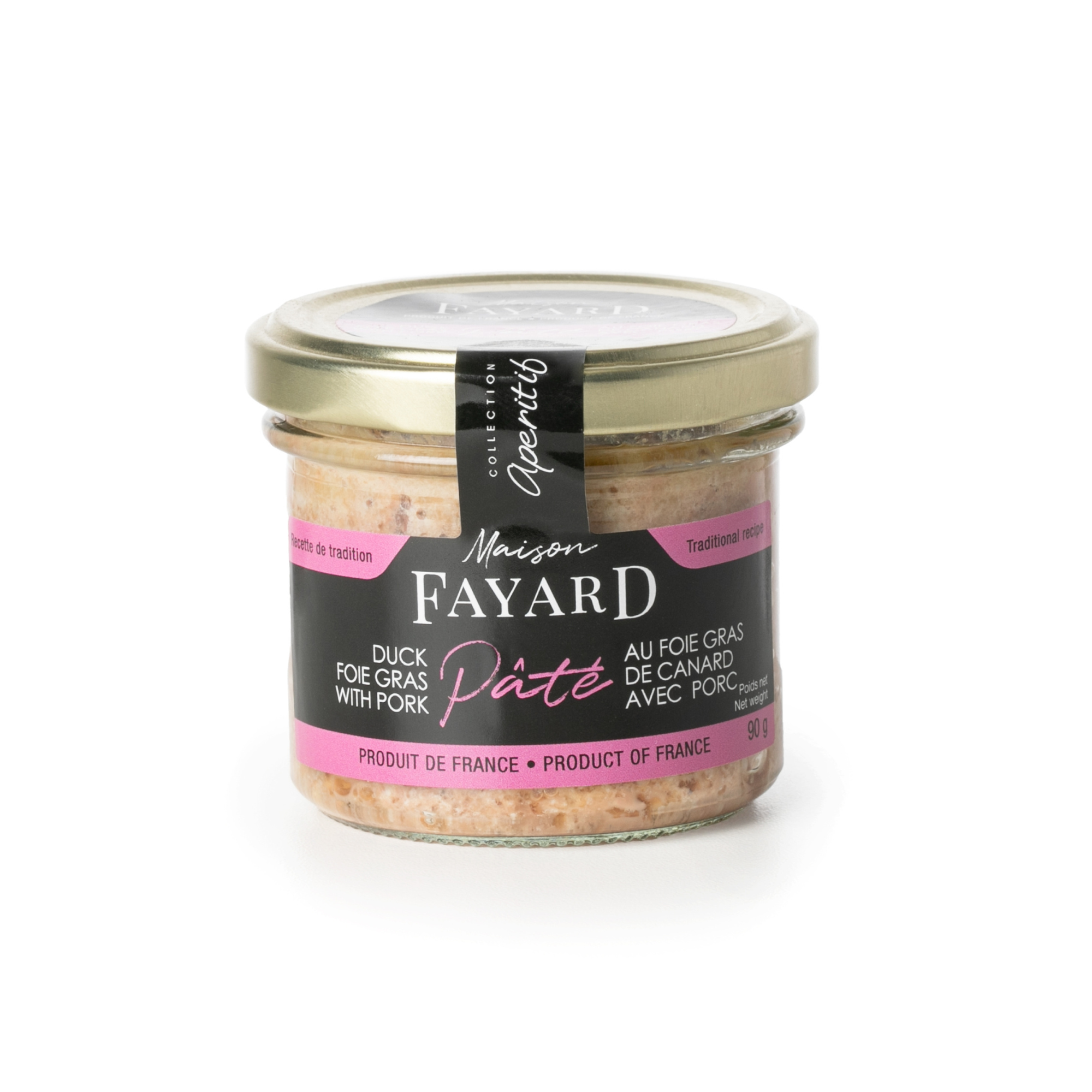 Pâté au Foie Gras de Canard avec Porc Maison Fayard apéritif