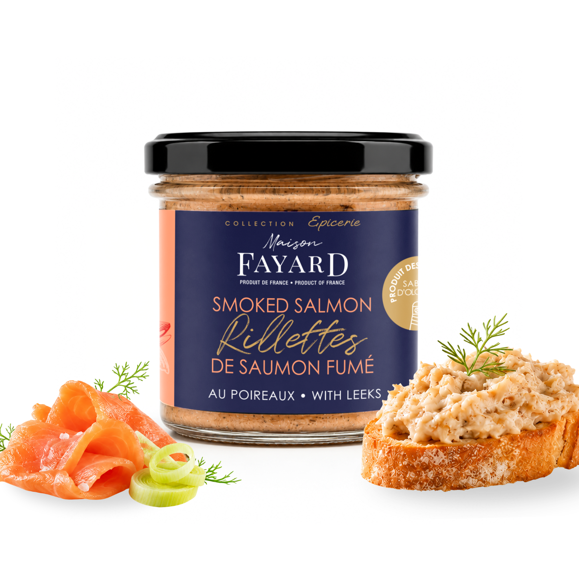 Rillettes de saumon fumé