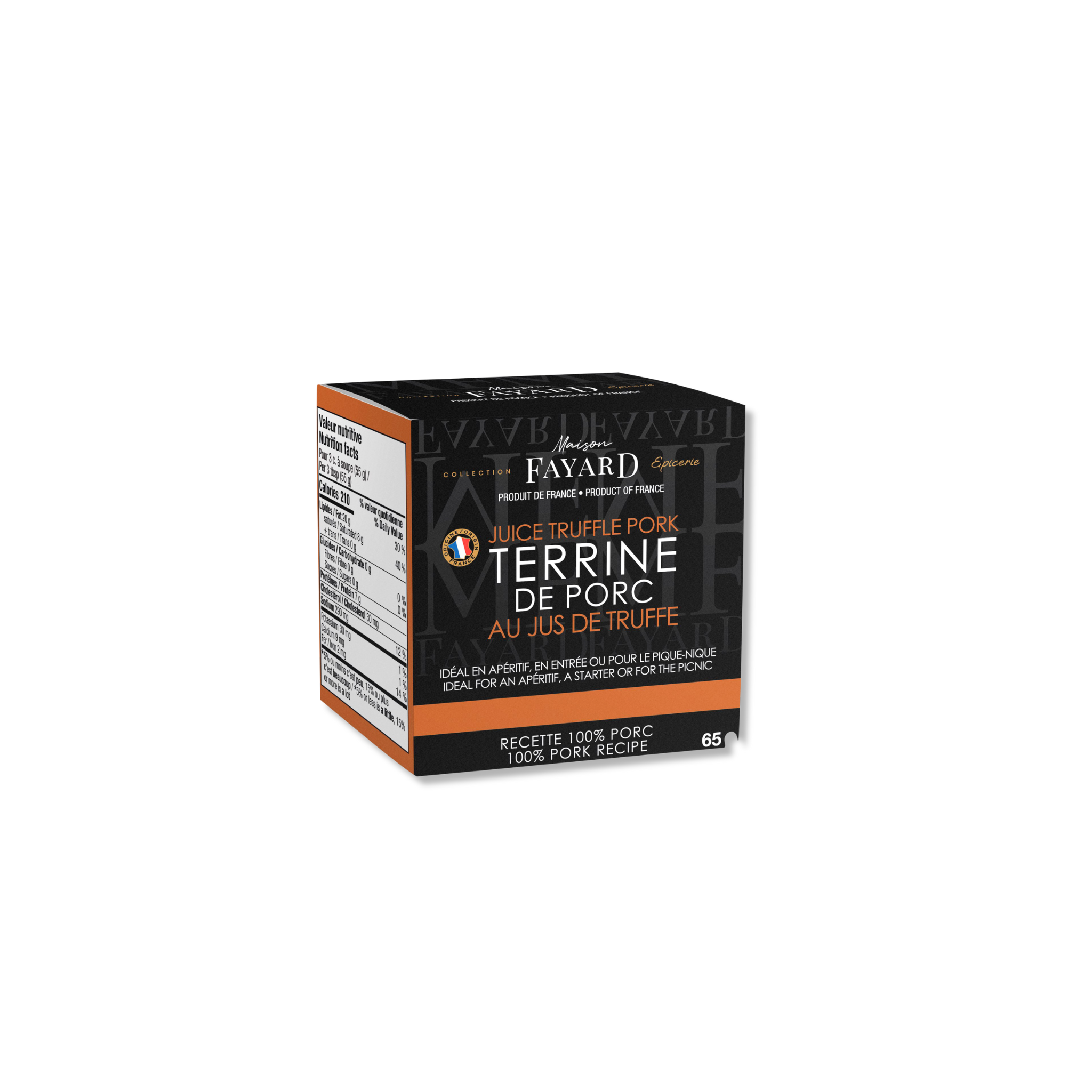 Terrine de porc au Jus de Truffe