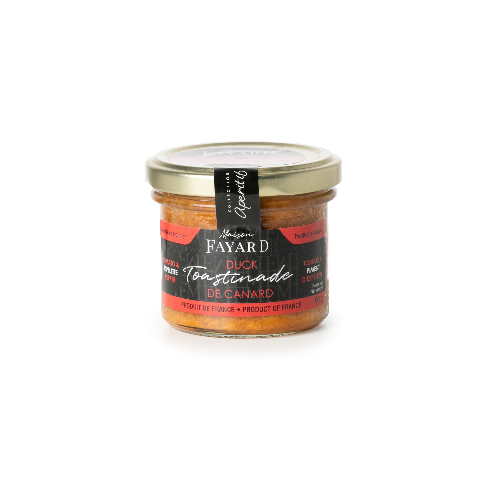 Toastinade de Canard tomates & piment d’Espelette